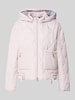 White Label Steppjacke mit Kapuze Rose