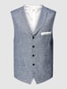 Carl Gross Sakko mit Anstecknadel Modell 'Shelby' Hellblau