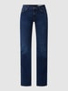 Esprit Bootcutjeans met stretch Donkerblauw