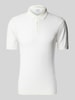 Antony Morato Slim Fit Poloshirt mit gerippten Abschlüssen Weiss