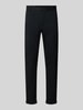 Lindbergh Slim Fit Stoffhose mit umgeschlagenen Hosenbeinen Black