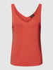 Soaked in Luxury Tanktop met V-hals, model 'Columbine' Rood