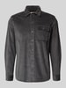 Blend Regular fit vrijetijdsoverhemd met borstzak Antraciet