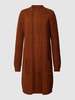 Only Cardigan mit Eingrifftaschen Modell 'JADE' Rostrot meliert