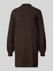 VERO MODA Relaxed Fit Strickkleid aus Viskose-Mix Modell 'NANCY' Schoko