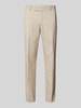 Strellson Regular Fit Anzughose mit Bügelfalten Beige