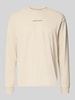 Marc O'Polo DENIM Relaxe Fit Langarmshirt aus reiner Baumwolle Sand