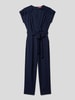 G.O.L. Jumpsuit met kant Marineblauw