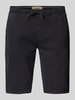 Blend Slim Fit Shorts mit Tunnelzug Modell 'BLIZZARD' Black