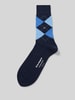 Burlington Sneakersocken mit Strukturmuster Dunkelblau