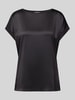 Christian Berg Woman T-Shirt aus Satin Black
