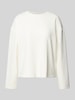 Rich & Royal Sweatshirt mit Rundhalsausschnitt Offwhite