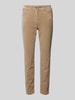 Luisa Cerano Regular Fit Jeans im 5-Pocket-Design Camel