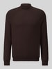 Strellson Regular Fit Pullover aus Baumwoll-Mix Modell 'Tito-M' Schoko