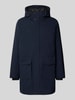 Tom Tailor Denim Regular fit lange parka van waterdicht materiaal Donkerblauw