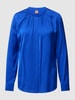 BOSS Blouse met blinde knoopsluiting, model 'Banorah' Koningsblauw