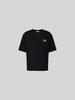 MAISON KITSUNÉ T-Shirt mit Label-Print Black