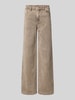 Buena Vista Wide fit corduroy broek met steekzakken Beige