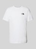 The North Face T-Shirt mit Label-Print Modell 'SIMPLE DOME' Weiss