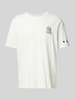 CHAMPION T-shirt met labeldetail Ecru