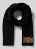 UGG Sjaal met labeldetail Zwart
