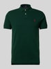 Polo Ralph Lauren Slim Fit Poloshirt mit Label-Stitching Gruen