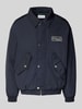 Lacoste Regular Fit Bomberjacke mit Umlegekragen Dunkelblau