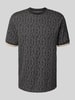 EA7 Emporio Armani T-shirt met labelprint, model 'TRAIN' Zwart