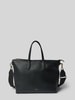 Abro Shopper met labelapplicatie, model 'CLIVIA' Zwart