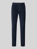 Eurex By Brax Regular fit corduroy broek met steekzakken, model 'JIM' Marineblauw