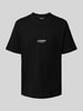 Jack & Jones T-Shirt mit Rundhalsausschnitt Modell 'SOHO' BLACK