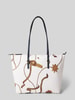 Lauren Ralph Lauren Handtasche mit Label-Applikation Modell 'KEATON' Ecru