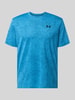 Under Armour męski t-shirt o kroju regular fit z fakturowanym wzorem model 'Pixelate' Szaroniebieski