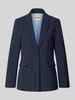 MOS MOSH Regular Fit blazer met reverskraag model 'Leonora' Marineblauw