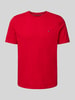 Tommy Hilfiger Regular fit T-shirt van puur katoen Rood