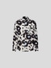 Jacquemus Freizeithemd mit floralem Allover-Muster Marineblau