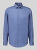 Seidensticker Slim Fit Businesshemd aus reiner Baumwolle Modell 'New Kent' Marine