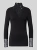 Soyaconcept Slim Fit Longsleeve aus Lyocell-Mix Modell 'Marica' Black