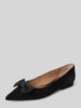 Lauren Ralph Lauren Lederballerinas mit Schleifen-Detail Modell Black