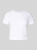 Guess T-Shirt mit Label-Detail Weiss