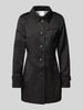 Fuchs Schmitt Trenchcoat mit Leistentaschen Black