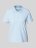 s.Oliver RED LABEL Regular fit poloshirt van katoenmix Lichtblauw