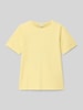 s.Oliver RED LABEL Regular Fit T-Shirt aus reiner Baumwolle Hellgelb
