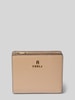 FURLA portfel z detal z logo model 'CAMELIA' Gliniany