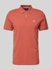 MCNEAL Regular Fit Poloshirt mit Knopfleiste und Label-Stitching Terra