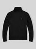 Polo Ralph Lauren Slim Fit Pullover aus Woll-Kaschmir-Mix Black