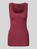 BOSS Orange Tanktop met boothals model 'Ematite' Bordeaux