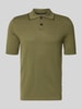Marc O'Polo Regular fit poloshirt van puur katoen - Marc O'Polo × DFB Travel Collection Olijfgroen
