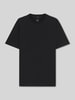 BOSS Regular Fit T-Shirt aus reiner Baumwolle Modell 'THOMPSON 432' Black