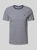 Polo Ralph Lauren T-Shirt mit Label-Stitching Marine